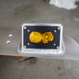 Flush Mount Bezel for Generic Light Pods (compatible with SBC Chase Light Spoilers)