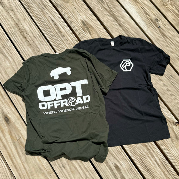 New Logo T-Shirt (Black or Dark Olive)