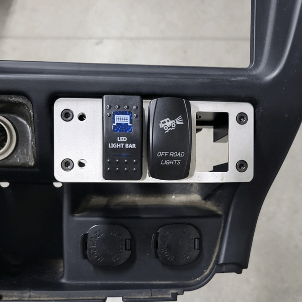 96-02 3rd Gen 4Runner Billet Ashtray Switch Mount System - SRQ Fabrications