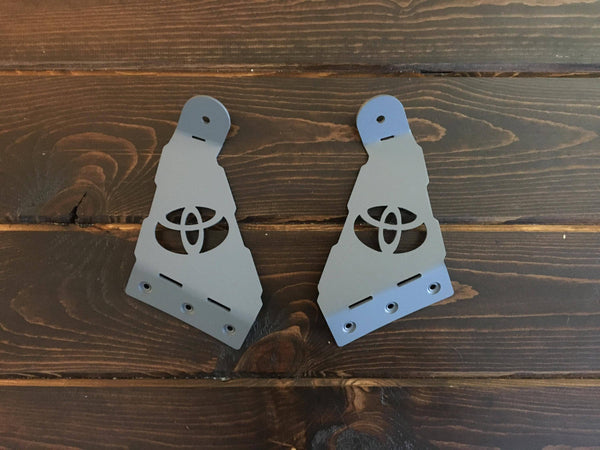 1996-2002 4Runner / 1996-2004 Tacoma 42" Curved Light Bar Brackets - Toyota Emblem