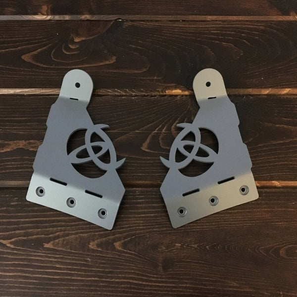 96-02 4Runner / 96-04 Tacoma 42" Curved Light Bar Brackets - Devil Horn - True North Fabrications