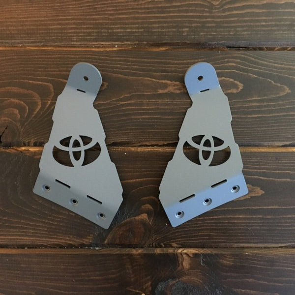 96-02 4Runner / 96-04 Tacoma 42" Curved Light Bar Brackets - Toyota Emblem - True North Fabrications