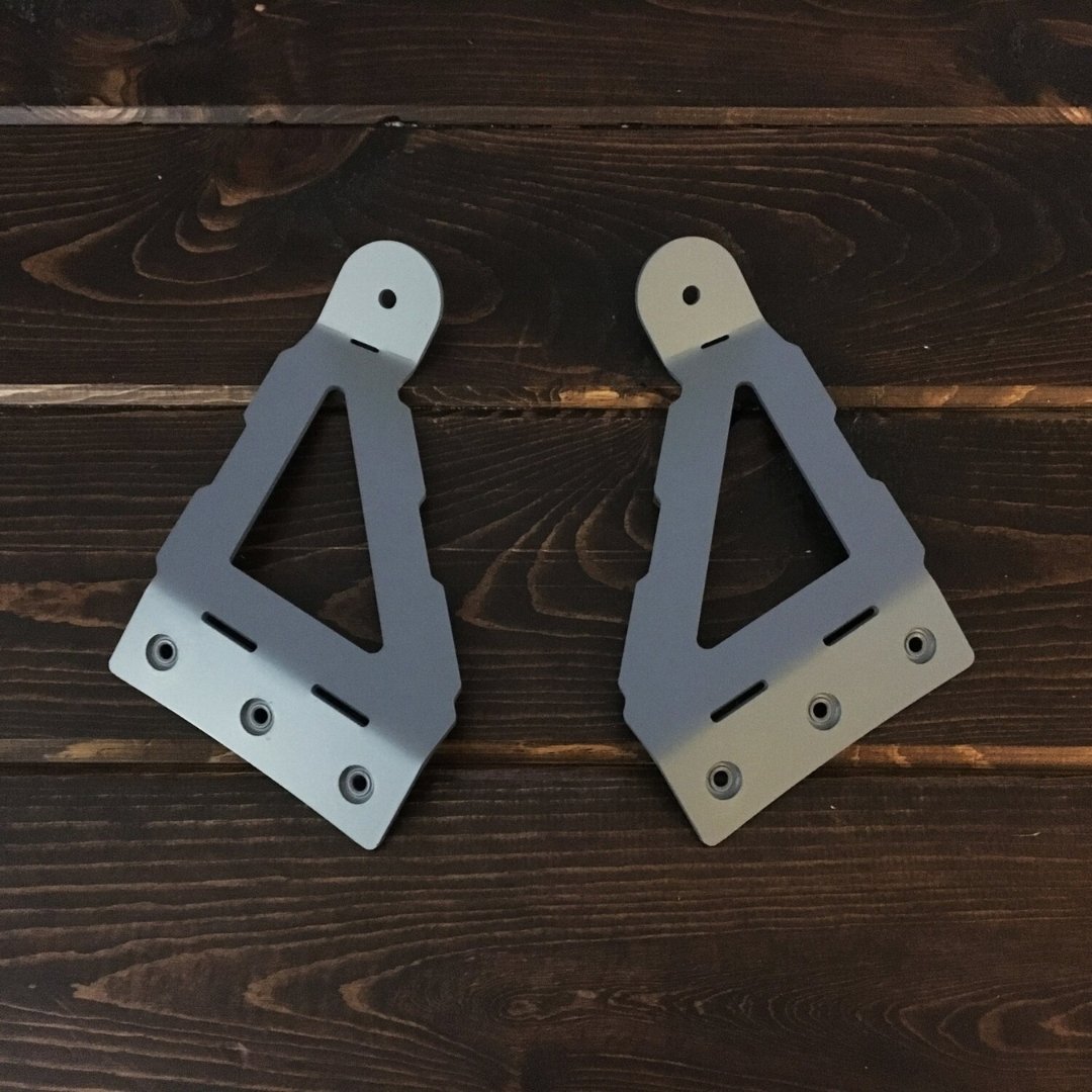 96-02 4Runner / 96-04 Tacoma 42" Curved Light Bar Brackets - Triangle - True North Fabrications