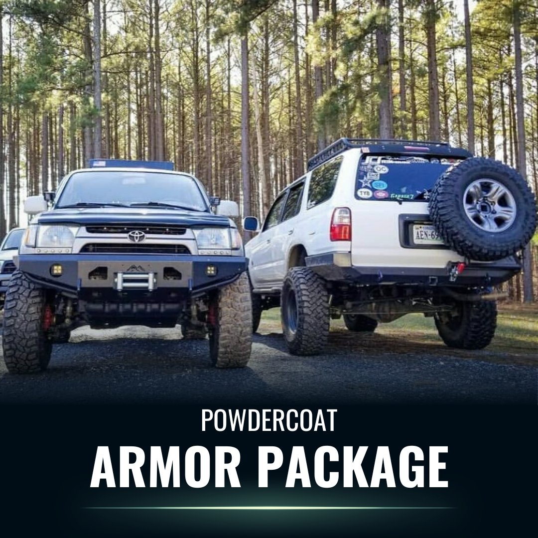 96-02 4Runner Armor Package - Powdercoat - True North Fabrications