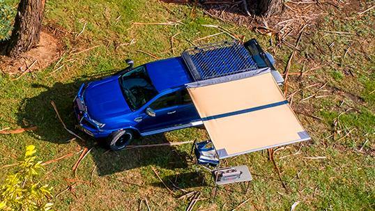 ARB 814405 Awning Kit Universal 8.2' X 8.2' Aluminum With Light