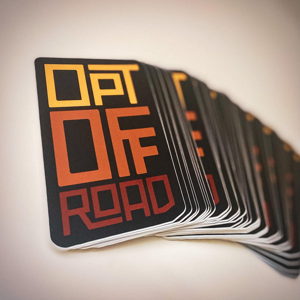 Medium Slap Stickers - OPT OFF ROAD