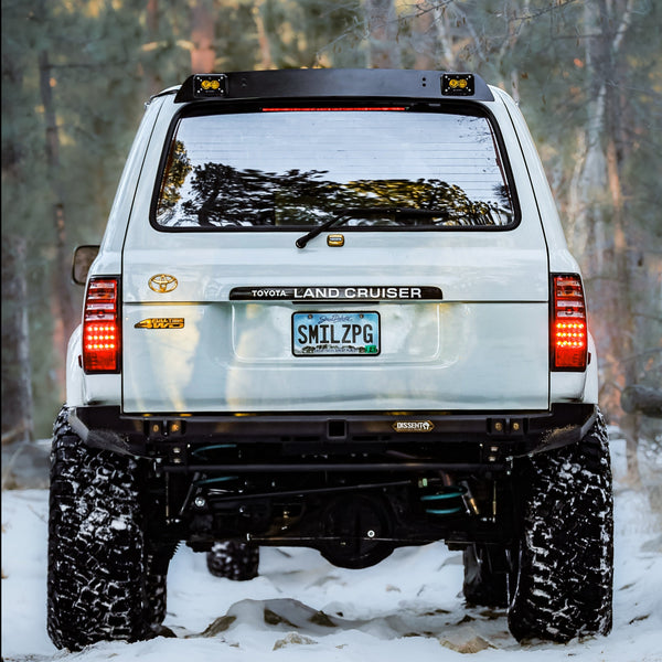 80 Series Land Cruiser with Snowbound Customs Chase Lights