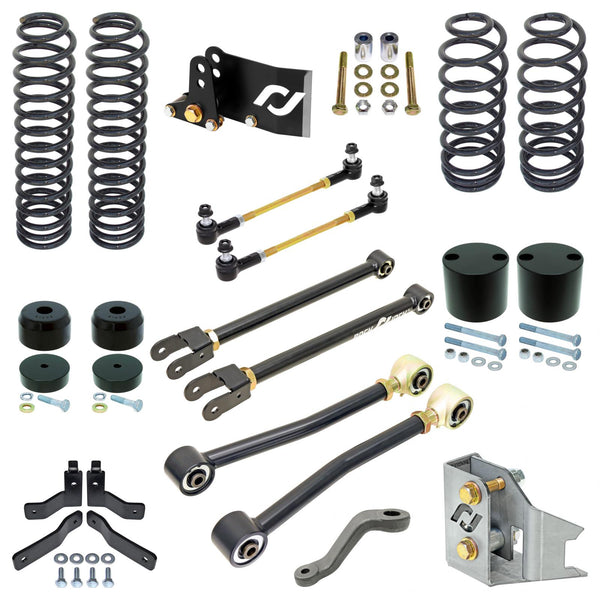 RJ-JK2DR0-101 - RockJock Sport Edition JK Wrangler (2D) Suspension System (4 in. Lift)