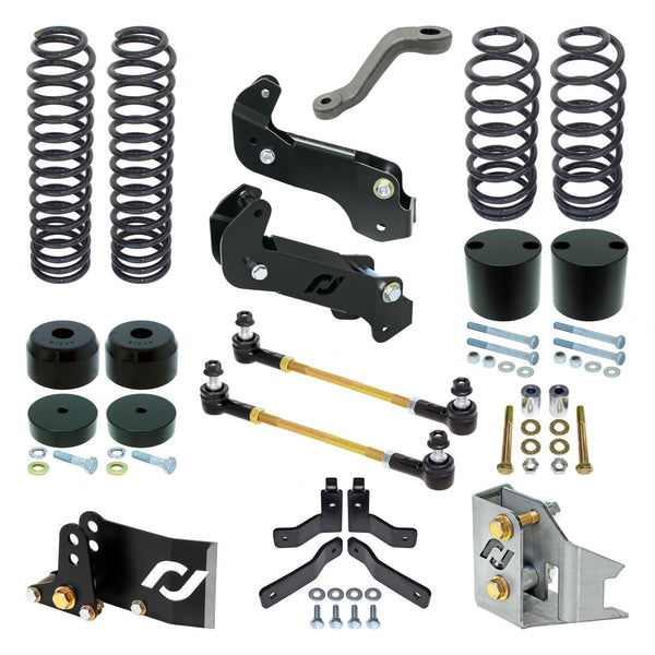 RJ-JK2DR0-103 - RockJock JK Wrangler (2D) Driver Lift Kit (4 in. Lift)