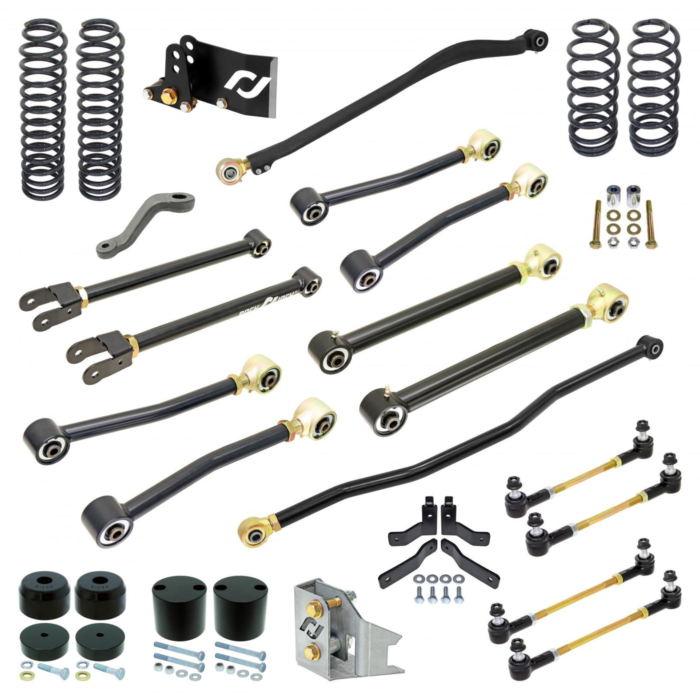 RJ-JK2DR1-101 - RockJock Pro Edition JK Wrangler (2D) Suspension System (4 in. Lift)