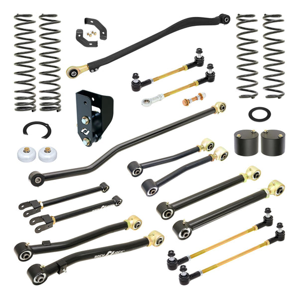 RJ-JL3921-101 - RockJock Pro Edition JL 392 Hemi Suspension System (3.5 in. Lift)