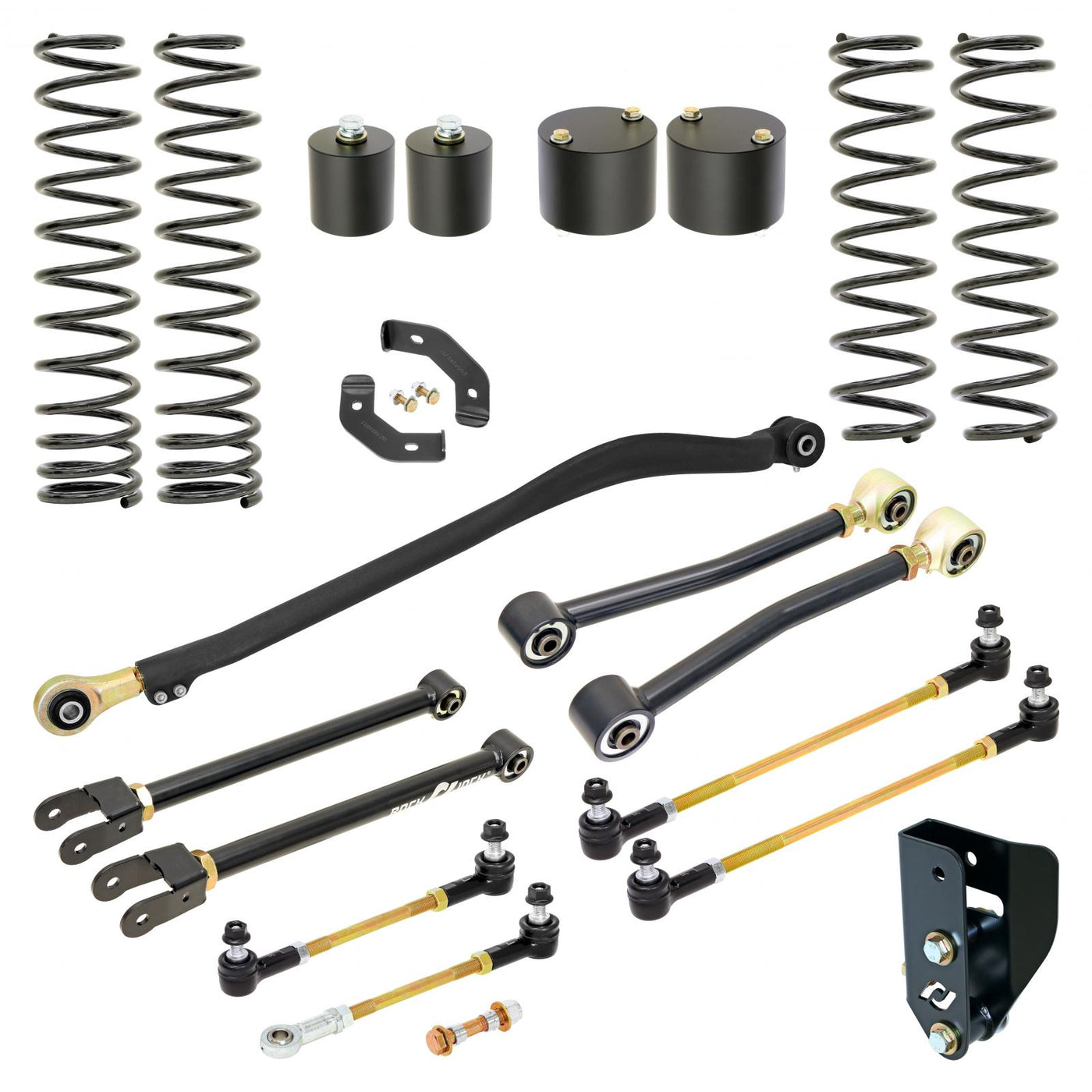 RJ-JLG000-101 - RockJock Sport Edition JL Suspension System (3.6L/2.0T Gas Engines, 3.5 in. Lift)