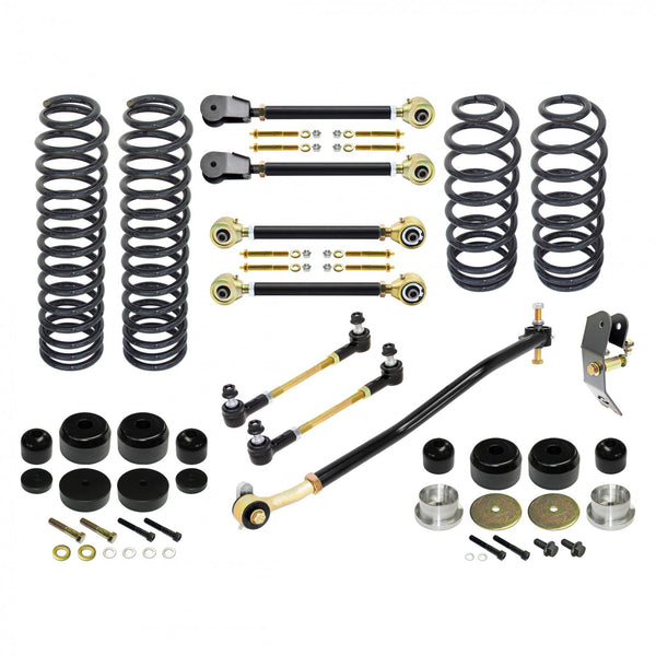 RJ-LJ0000-101 - RockJock Sport Edition TJ Unlimited (LJ) Suspension System (4 in. Lift)