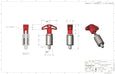 Billet Anodize Aluminum T-Handle