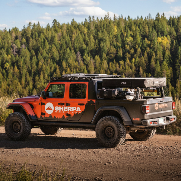 Gladiator JT Mid-Height PAK System Bed Rack (2020+)