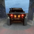 2007-2014 FJ Cruiser LED Retrofit Headlights - Switchback Halos