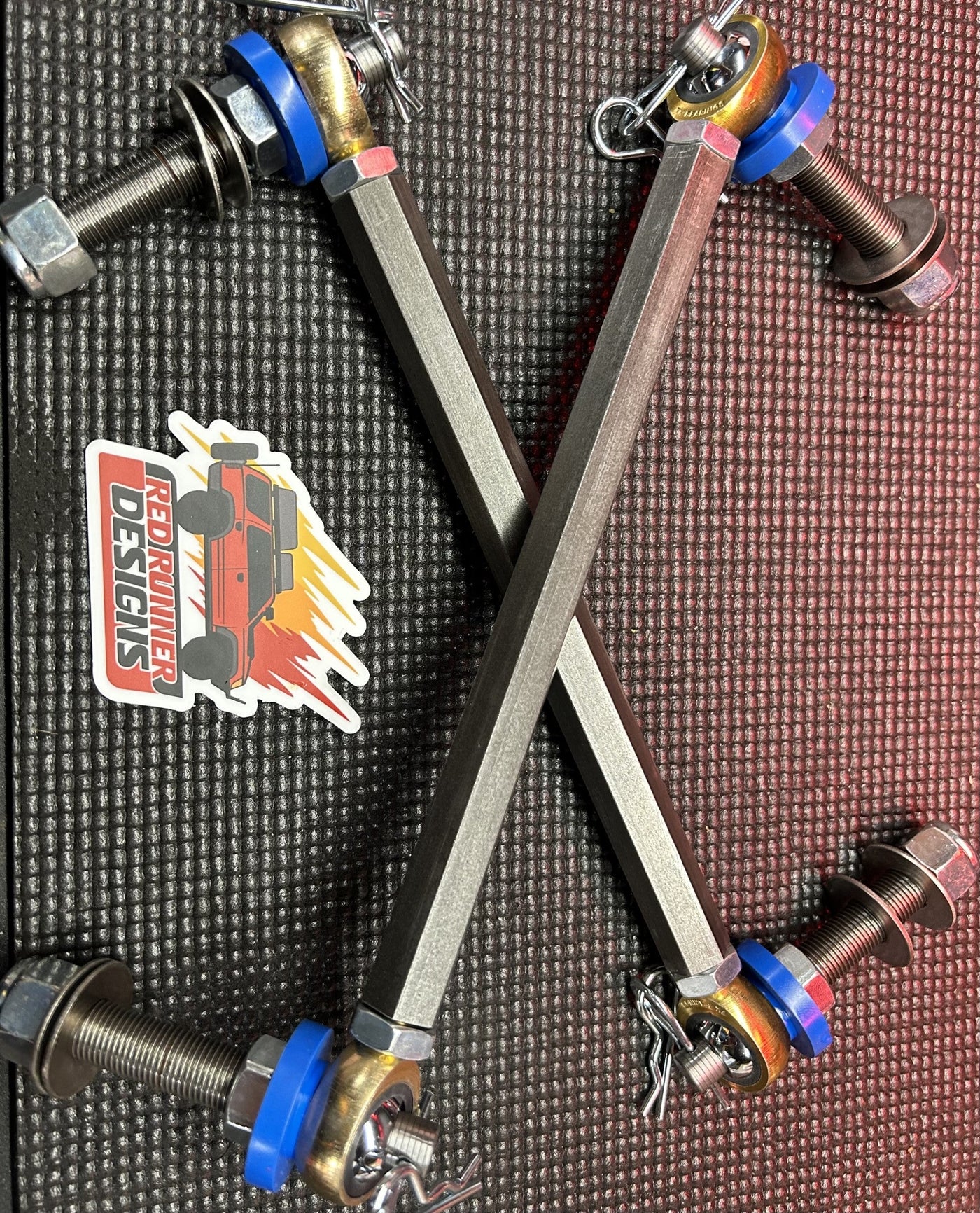 (Type 4) Extended Length, Adjustable, Double Heim Quick Disconnect for Jeep JK, JL, JT, Toyota Rav4 and More